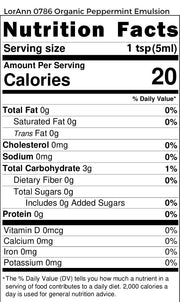 Organic Peppermint, Bakery Emulsion 4 oz.8.99Fusion Flavours