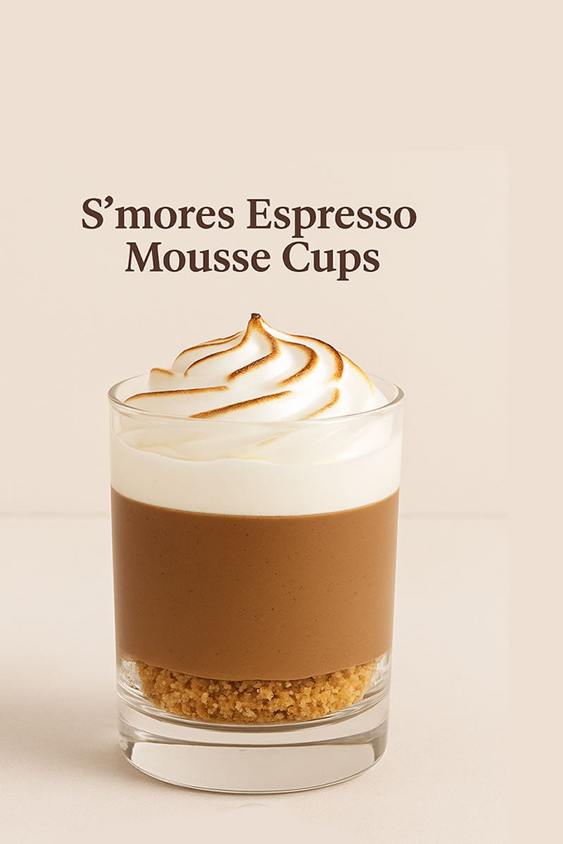 S’mores Espresso Mousse Cups