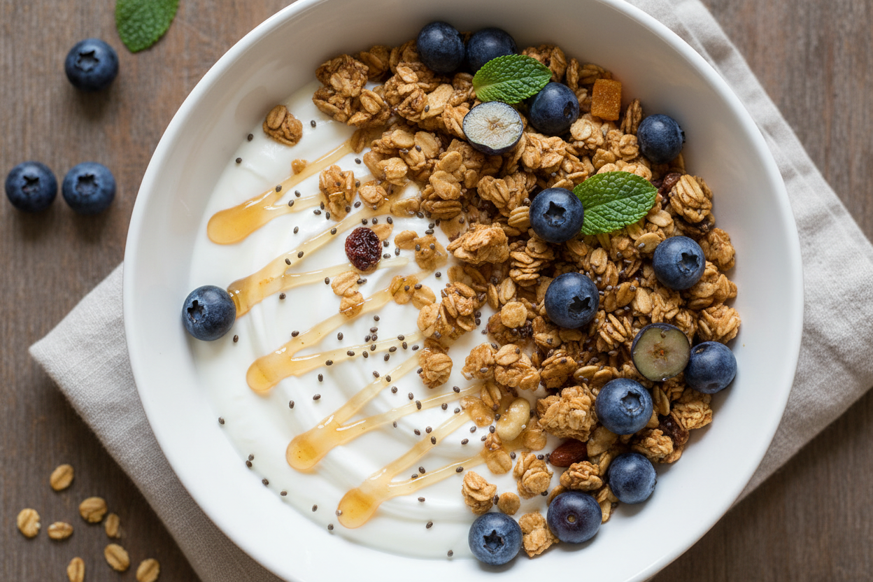 Blueberry Granola Bowl