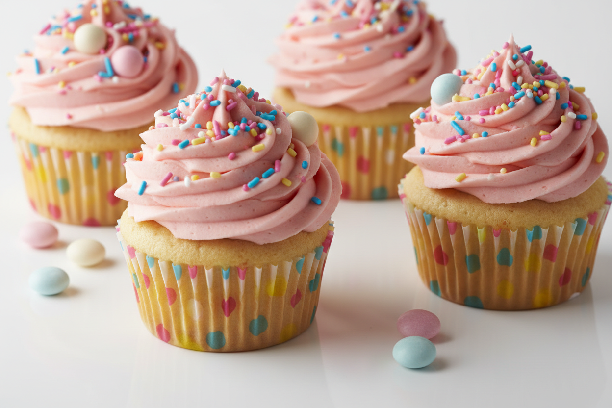 Bubble Gum Cupcakes