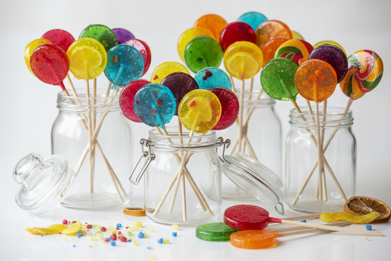 Homemade Lollipops That Curb Your Flavour Craving