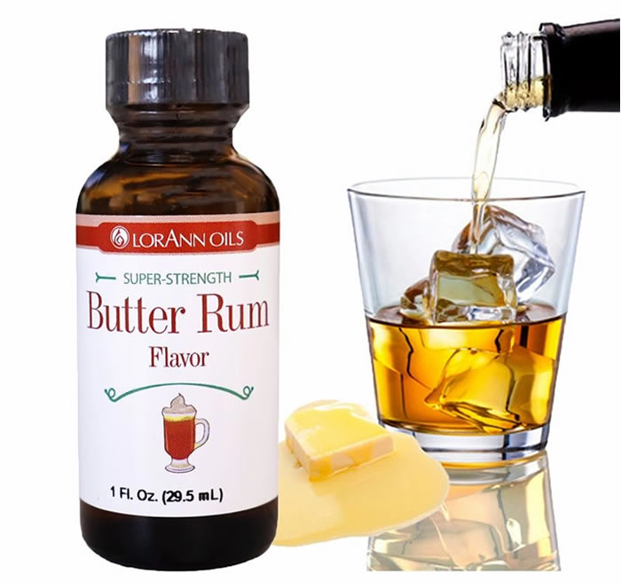 Butter Rum Flavour by Lorann's Oil