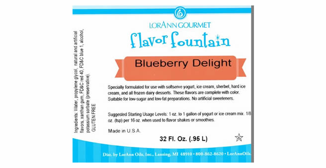 Blueberry Ice Cream Flavor