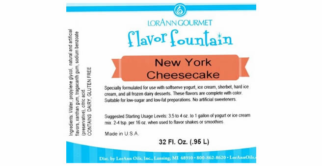 New York Cheesecake Ice Cream Flavor