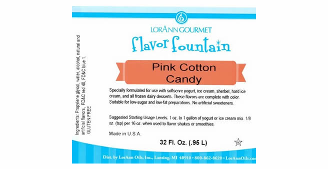 Pink Cotton Candy Ice Cream Flavor