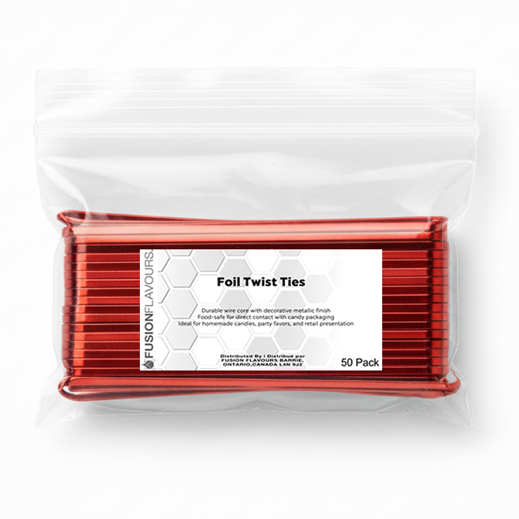 Twist Ties, Red 50 pack