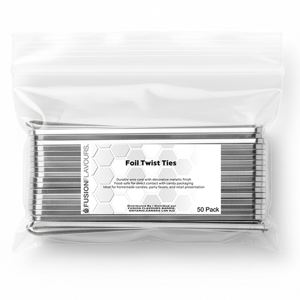 Twist Ties, Silver 50 pack